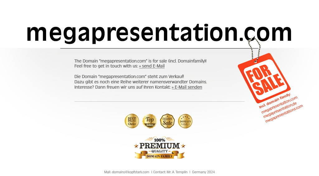 megapresentation.com for sale!